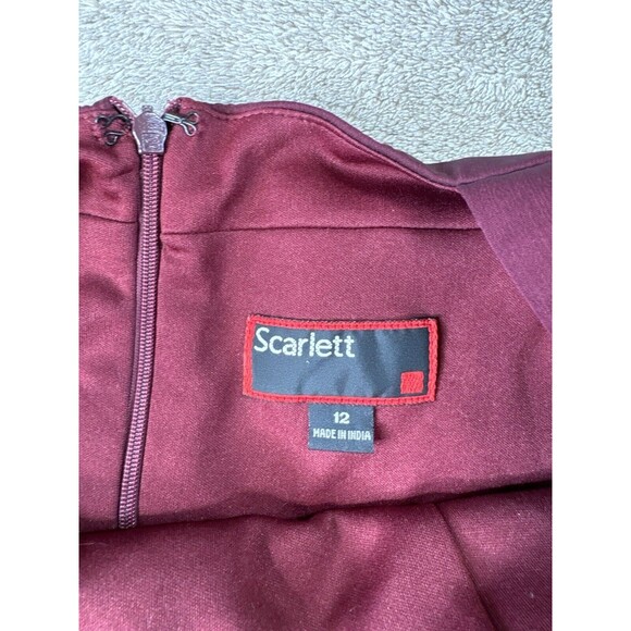 Scarlett Nite Woman Purple with Bling Evening Dress Womans Size 12 - Picture 13 of 16